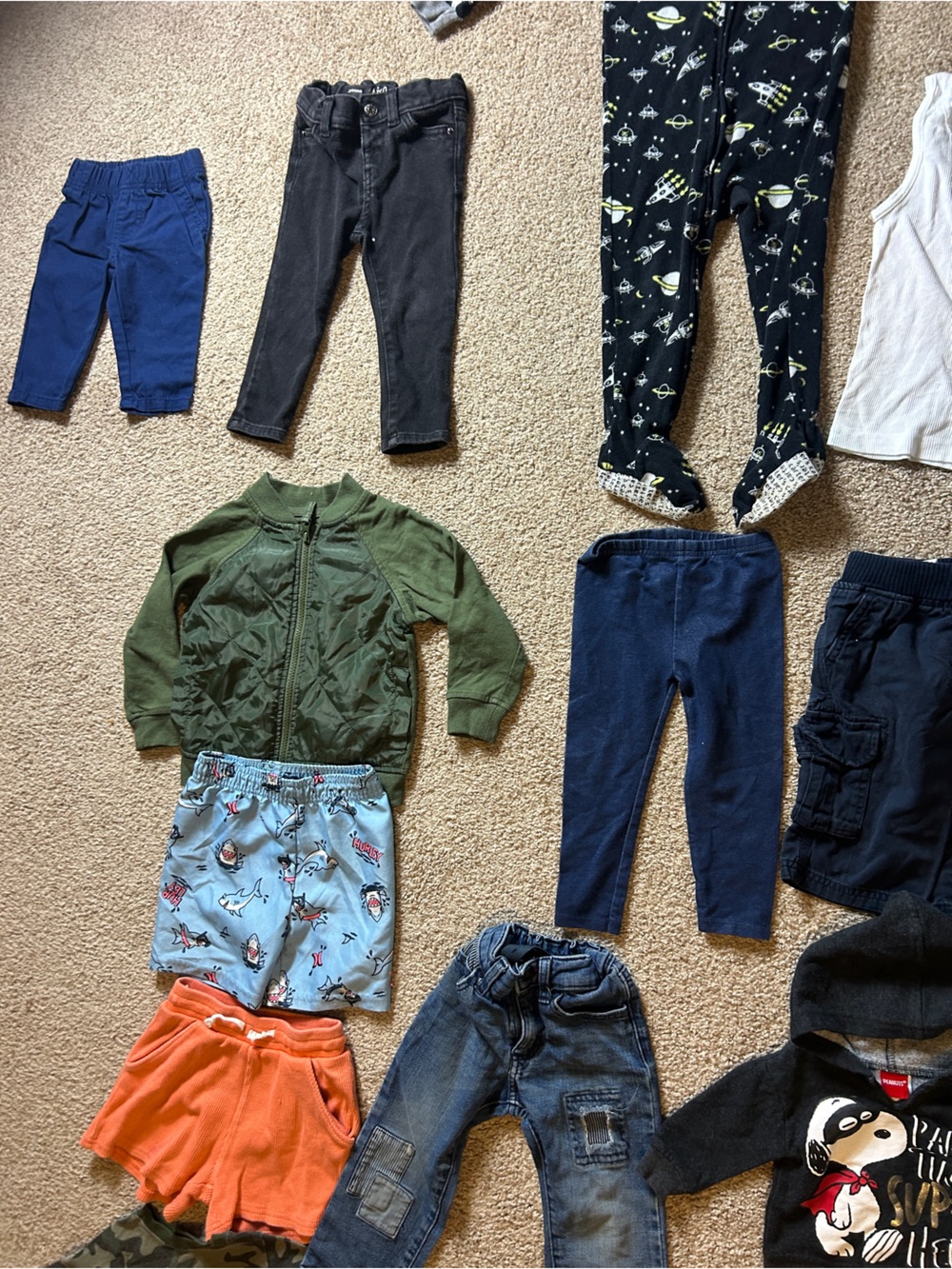 Baby Boy Clothes Lot 15 Pieces 3M-2T Nike Disney Carters Pants Shirts Outfit - Picture 7 of 12